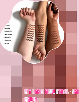 Ash brown nyx eyebrow pencil