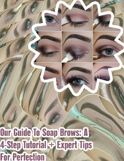 Eye brow make up step by step
