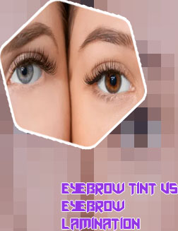 Eyebrow lamination natural