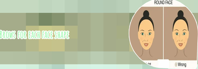 Eyebrow shape for round face