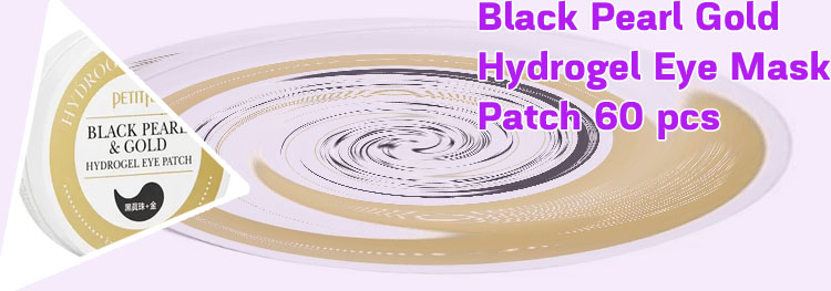 Hydrogel eye patch black pearl & gold
