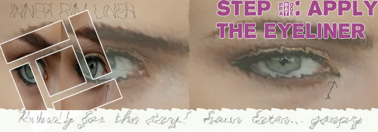 Inner corner eyeliner