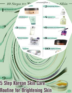 Korean face care routine