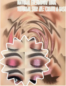 Natural eyeshadow looks step by step