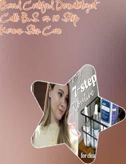Seven step korean skin care